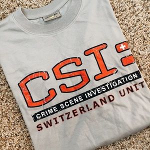 CSI tshirt❤️🤍